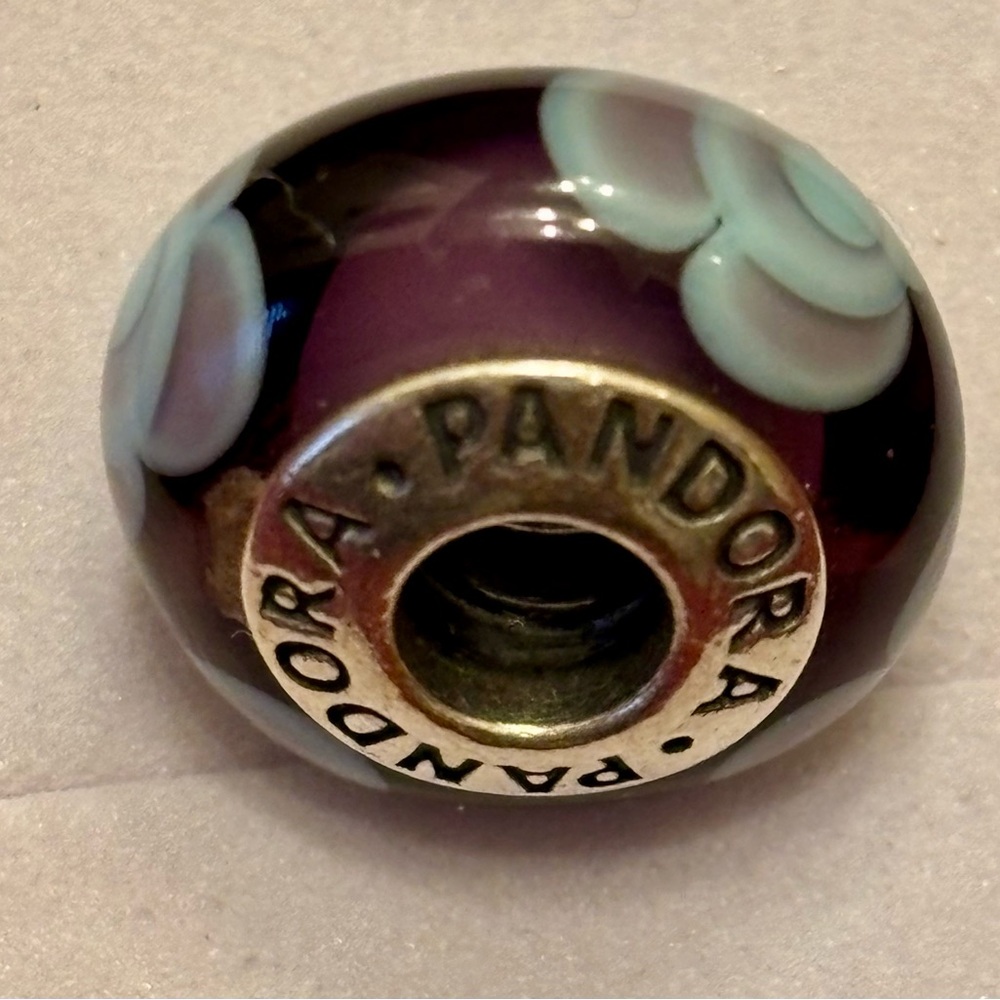 PANDORA 925 STERLING SILVER BRACELET 7" W/(10) PANDORA 925 MIXED CHARMS RETIRED - Picture 9 of 16